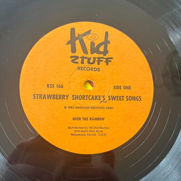 Strawberry Shortcake Sweet Songs Vintage Vinyl LP 1980 Children's Music KSS 166 - Picture 4 of 7